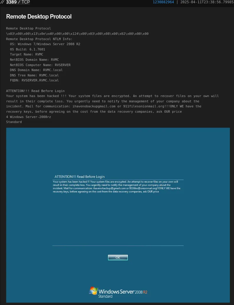 Ransomware tracking