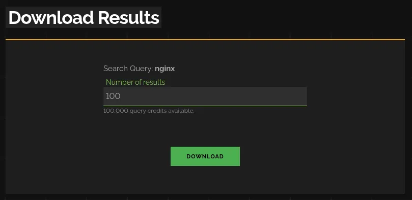 Select number of results