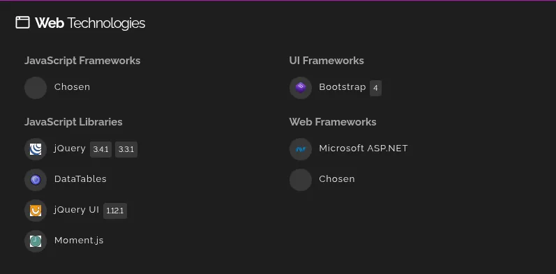 Web technologies